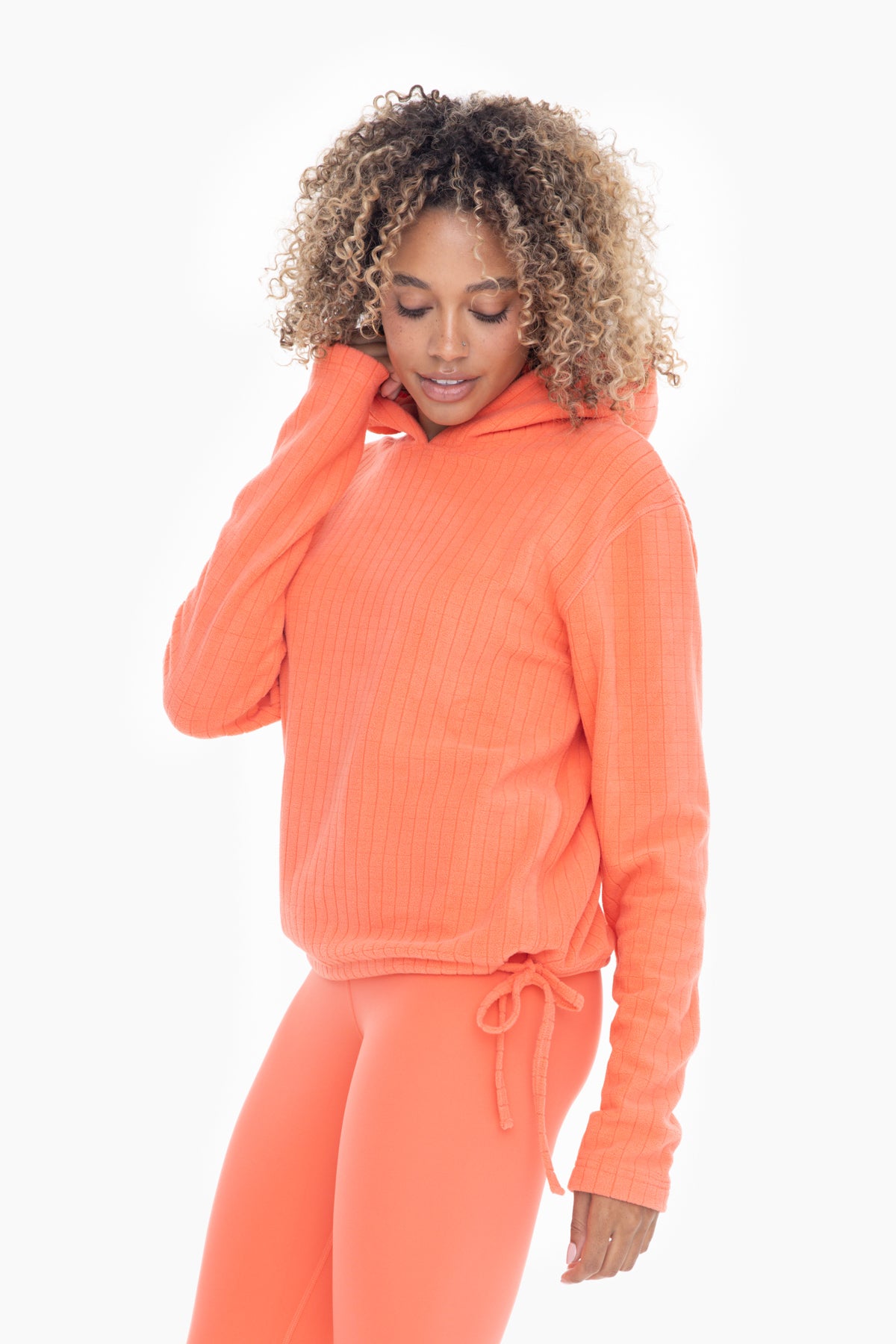 Hot Coral Soft Hoodie