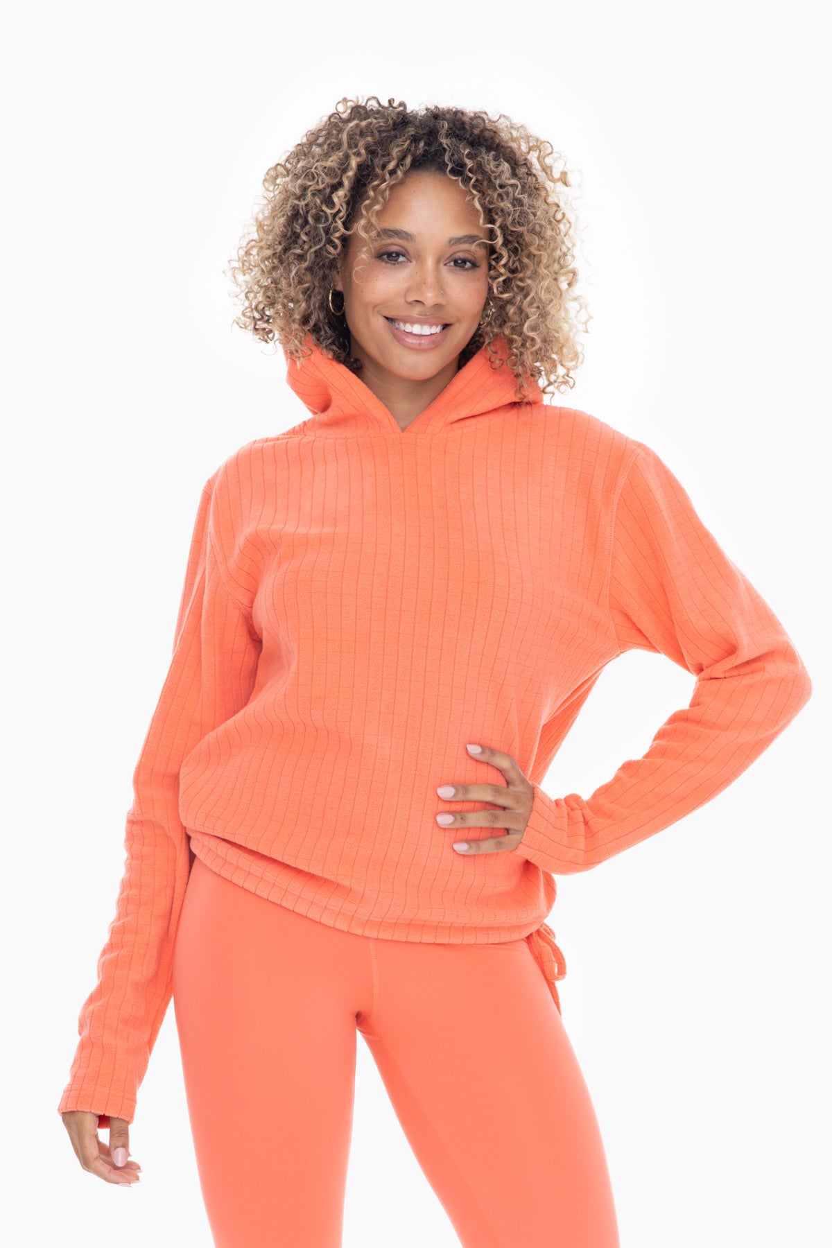Hot Coral Soft Hoodie
