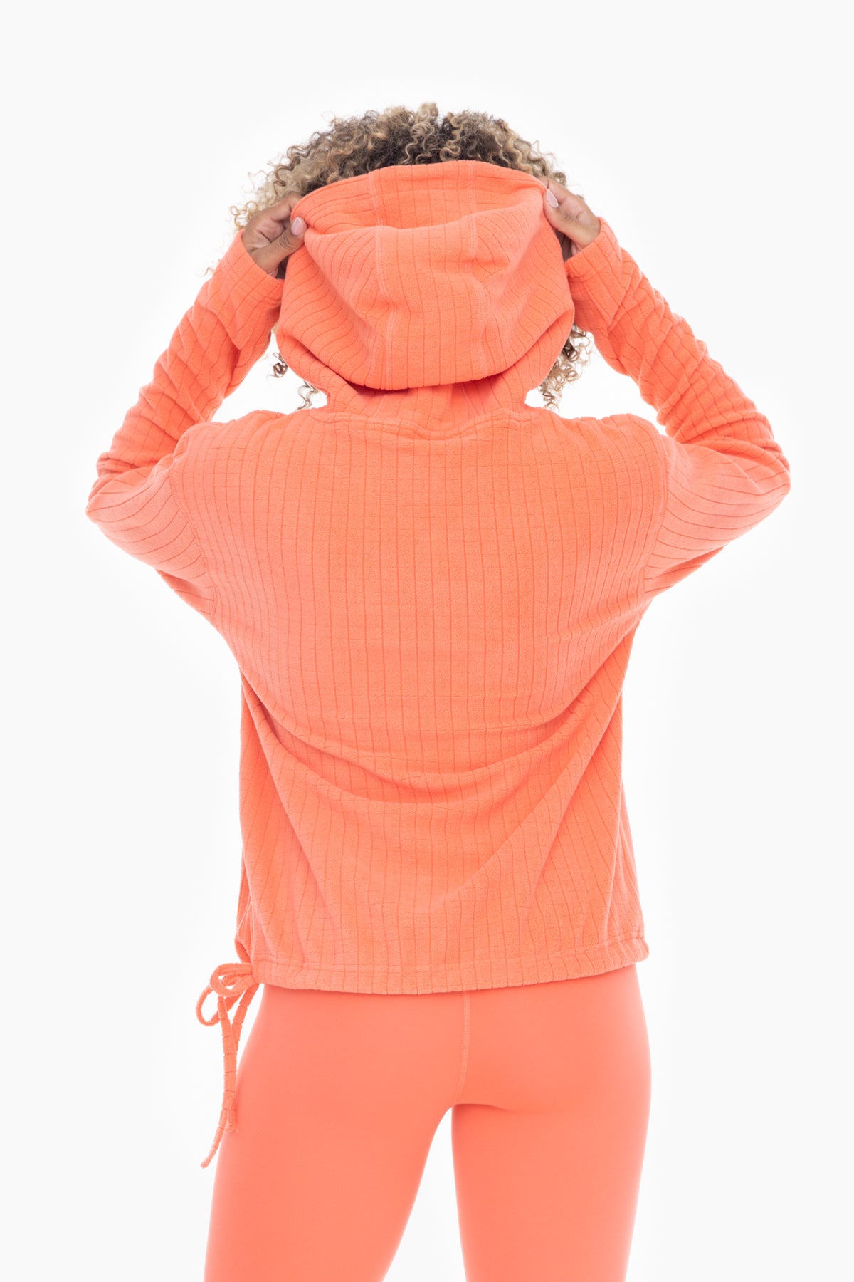 Hot Coral Soft Hoodie