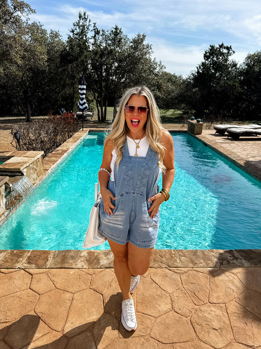 Daydream Denim Rompee