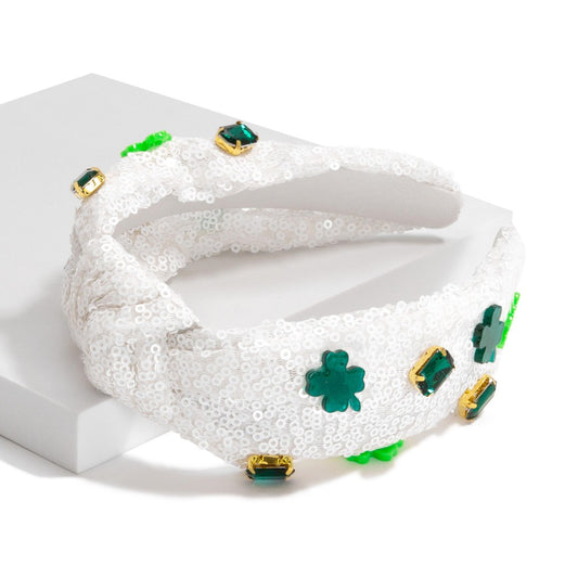 Sequin Shamrock Headband