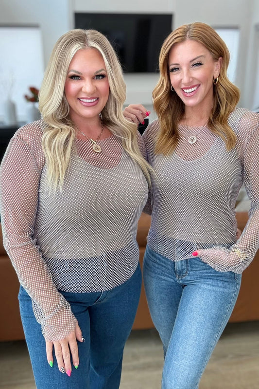 Something to love mesh top
