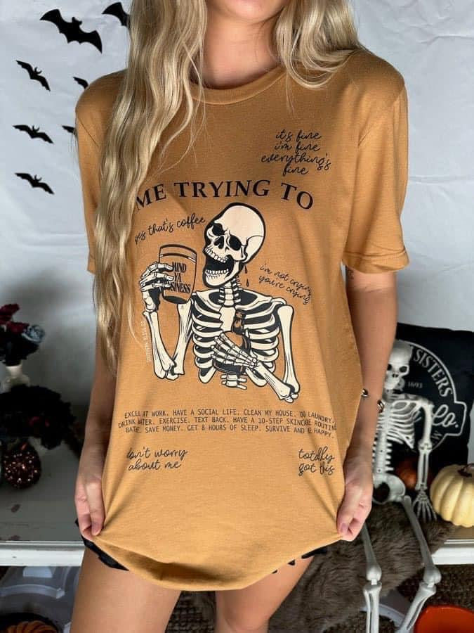 ADHD SKELLY TEE