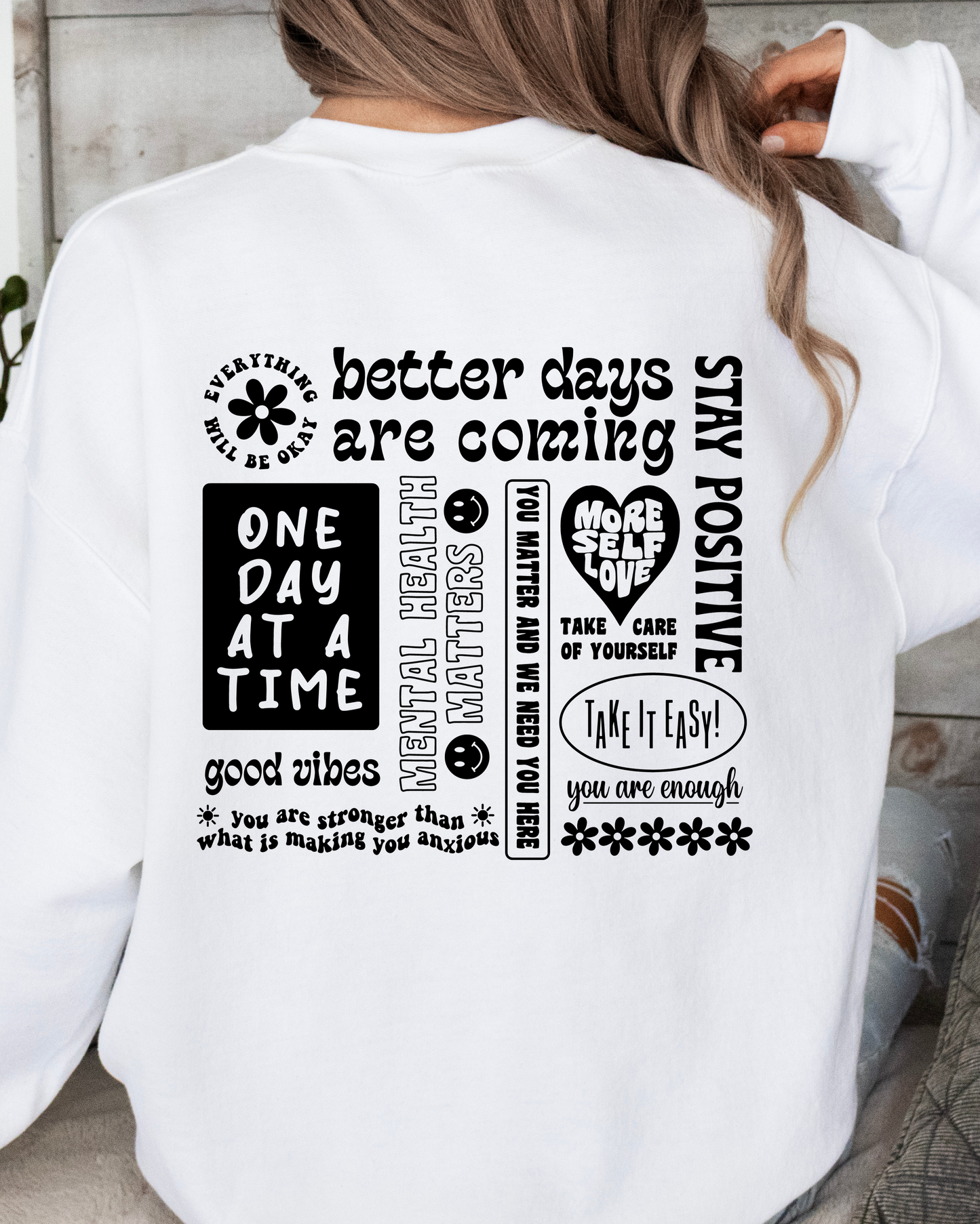 PU - BETTER DAYS POSITIVE VIBES SWEATSHIRT