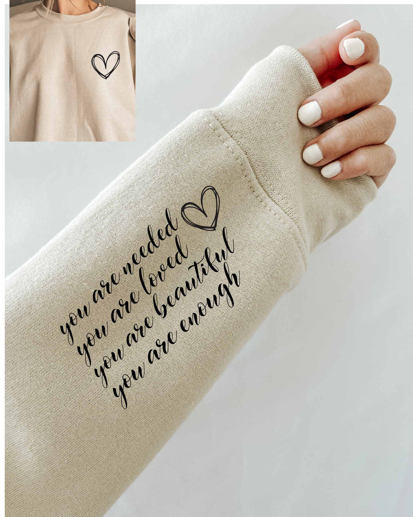 PU - YOU ARE NEEDED SWEATSHIRT