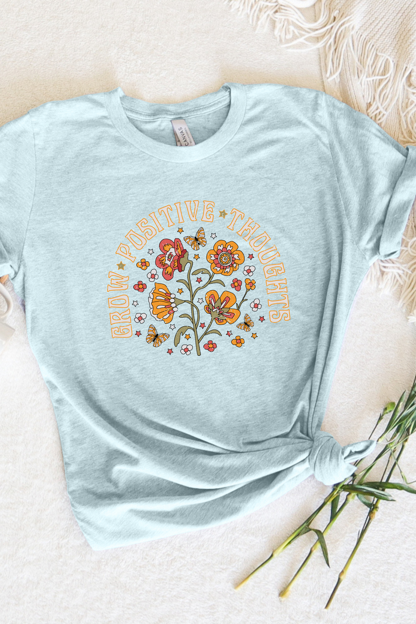 PU - GROW POSITIVE THOUGHTS TEE(BELLA CANVAS)