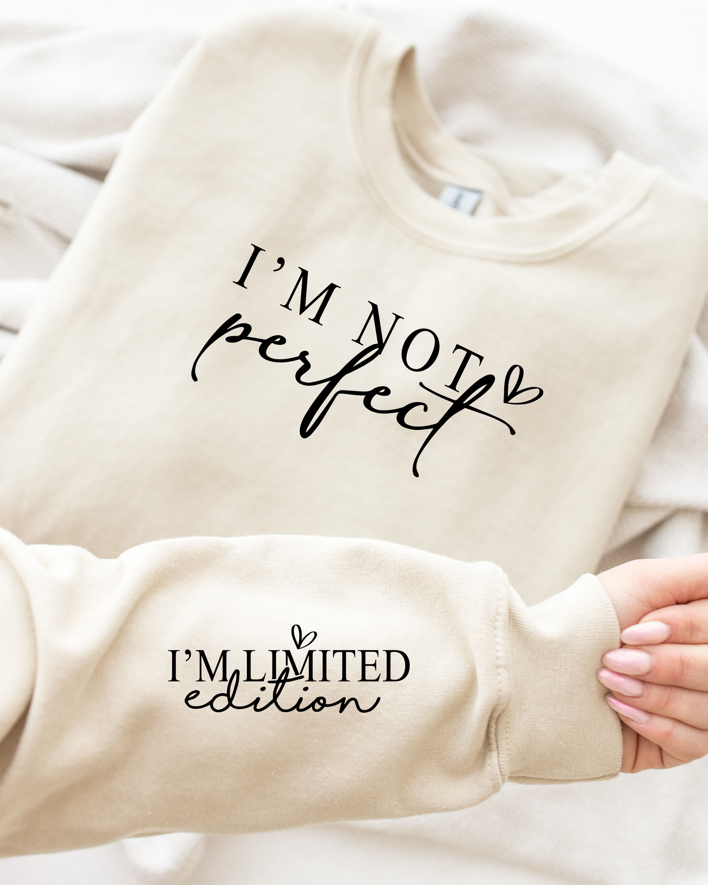 PU - I'M NOT PERFECT SWEATSHIRT