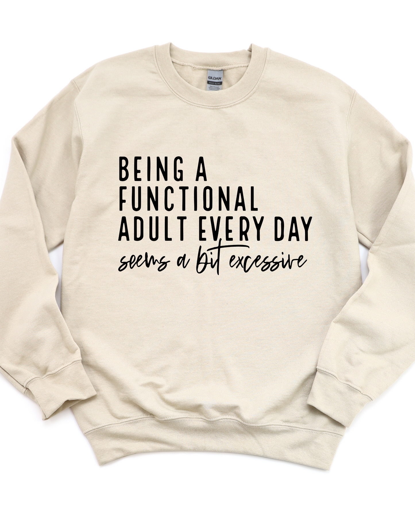 OU - BEING A FUNCTIONAL ADULT SWEATSHIRT