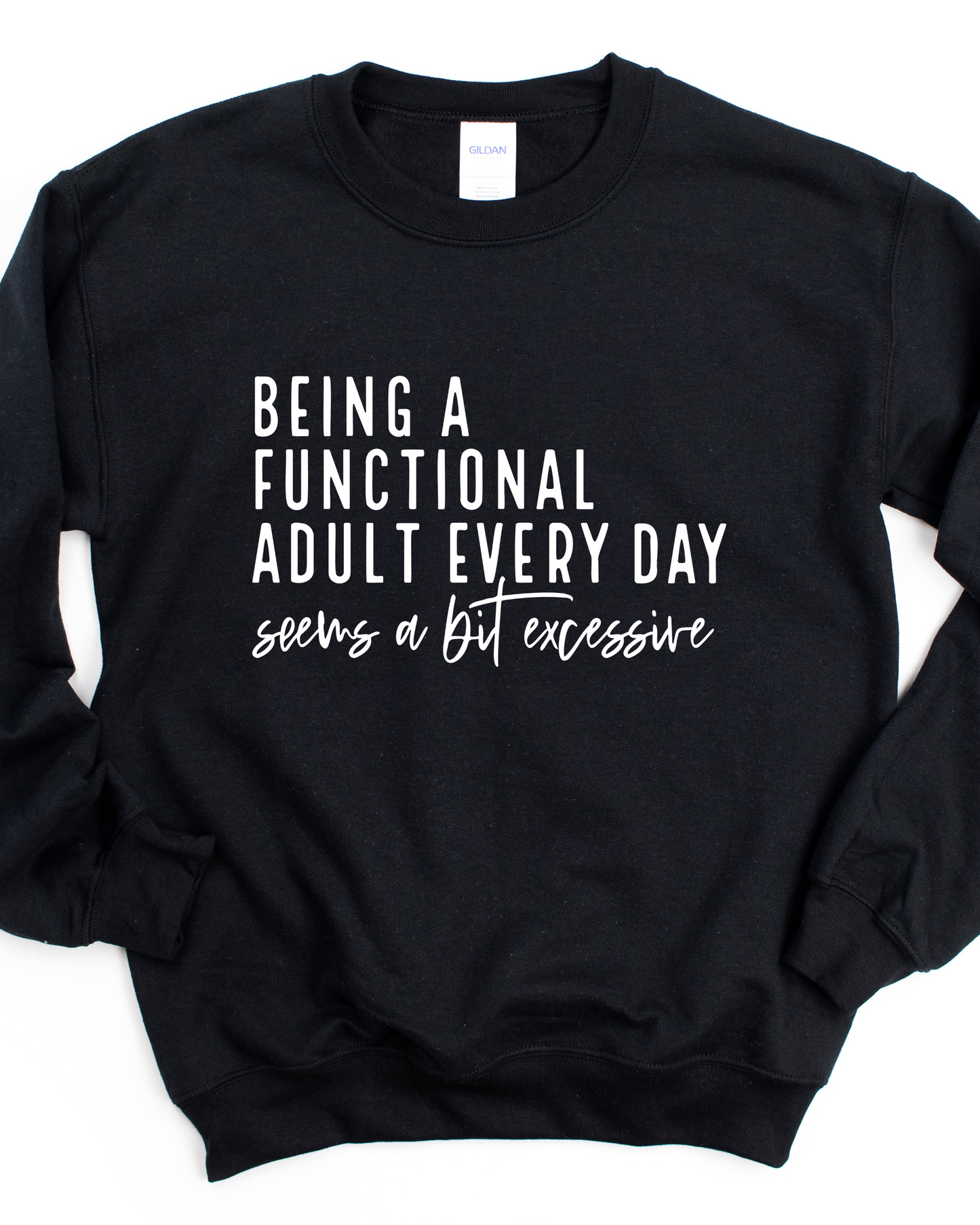 OU - BEING A FUNCTIONAL ADULT SWEATSHIRT