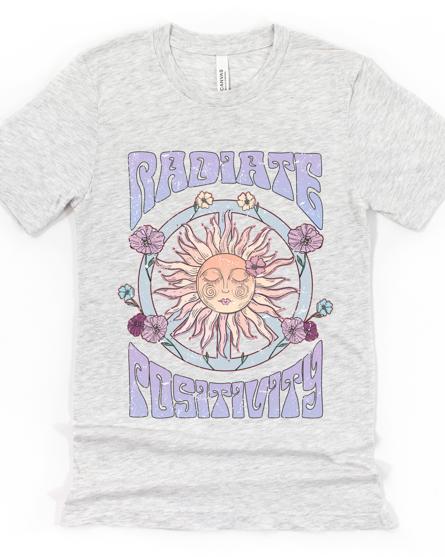 PU - RADIATE POSITIVITY TEE(BELLA CANVAS)